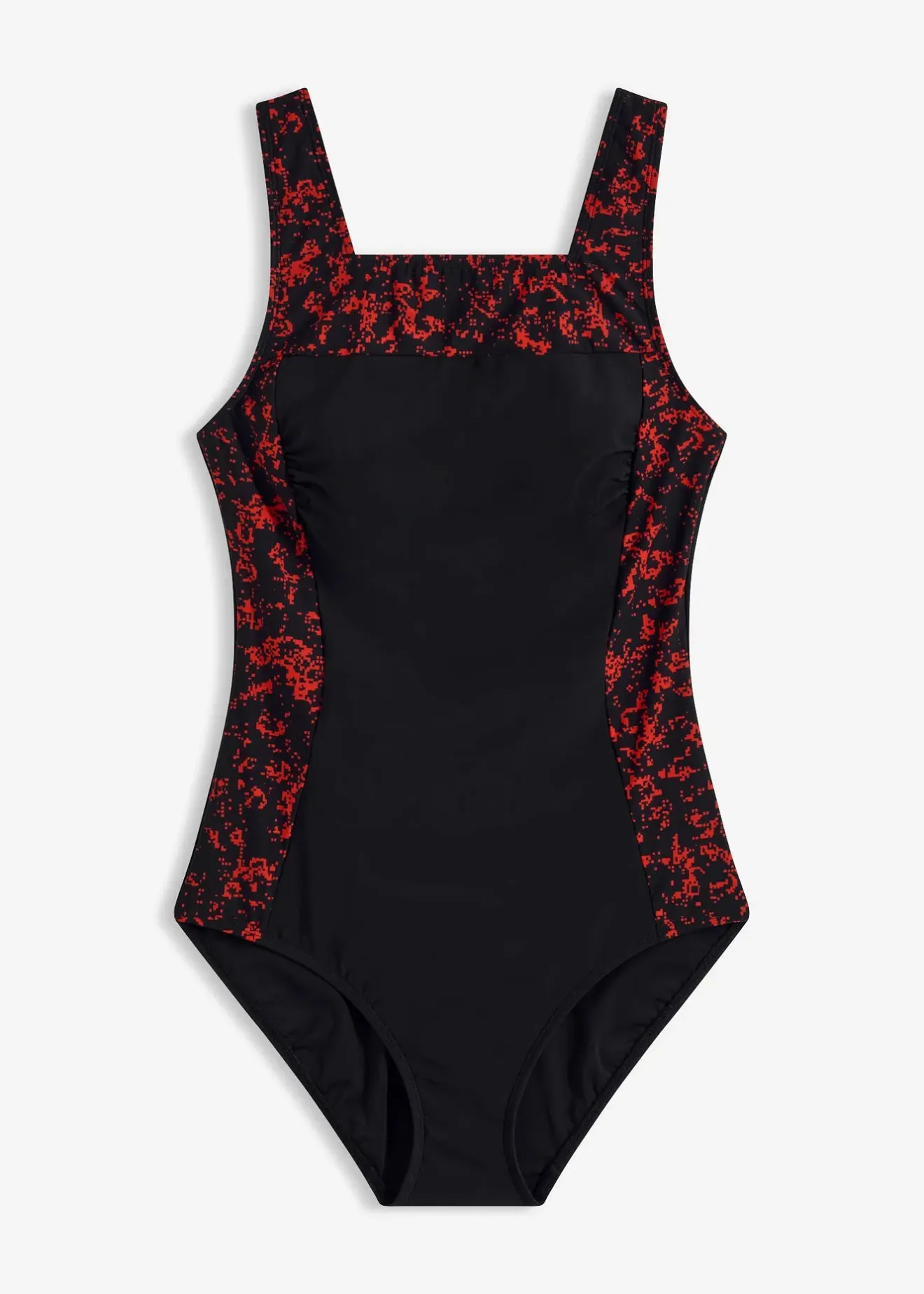 Femme bonprix Maillots De Bain Sport|Maillots De Bain Gainants|Maillot 1 pièce sculptant à encolure carrée, maintien modéré