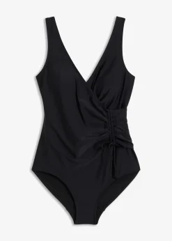 bonprix Maillot 1 pièce sculptant à fronces, maintien léger|Femme Maillots De Bain Gainants|Maillots 1 Pièce