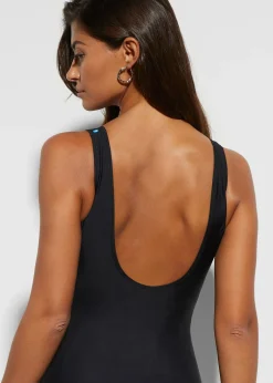 bonprix Maillot 1 pièce sculptant à larges bretelles, maintien léger|Femme Maillots De Bain Gainants|Maillots 1 Pièce