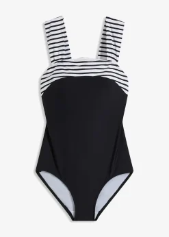 Femme bonprix Maillots De Bain Gainants|Maillots 1 Pièce|Maillot 1 pièce sculptant à bretelles larges, maintien modéré