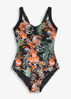 bonprix Maillot 1 pièce sculptant, maintien modéré|Femme Maillots De Bain Gainants|Maillots 1 Pièce