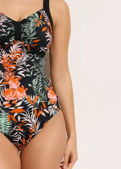 bonprix Maillot 1 pièce sculptant, maintien modéré|Femme Maillots De Bain Gainants|Maillots 1 Pièce