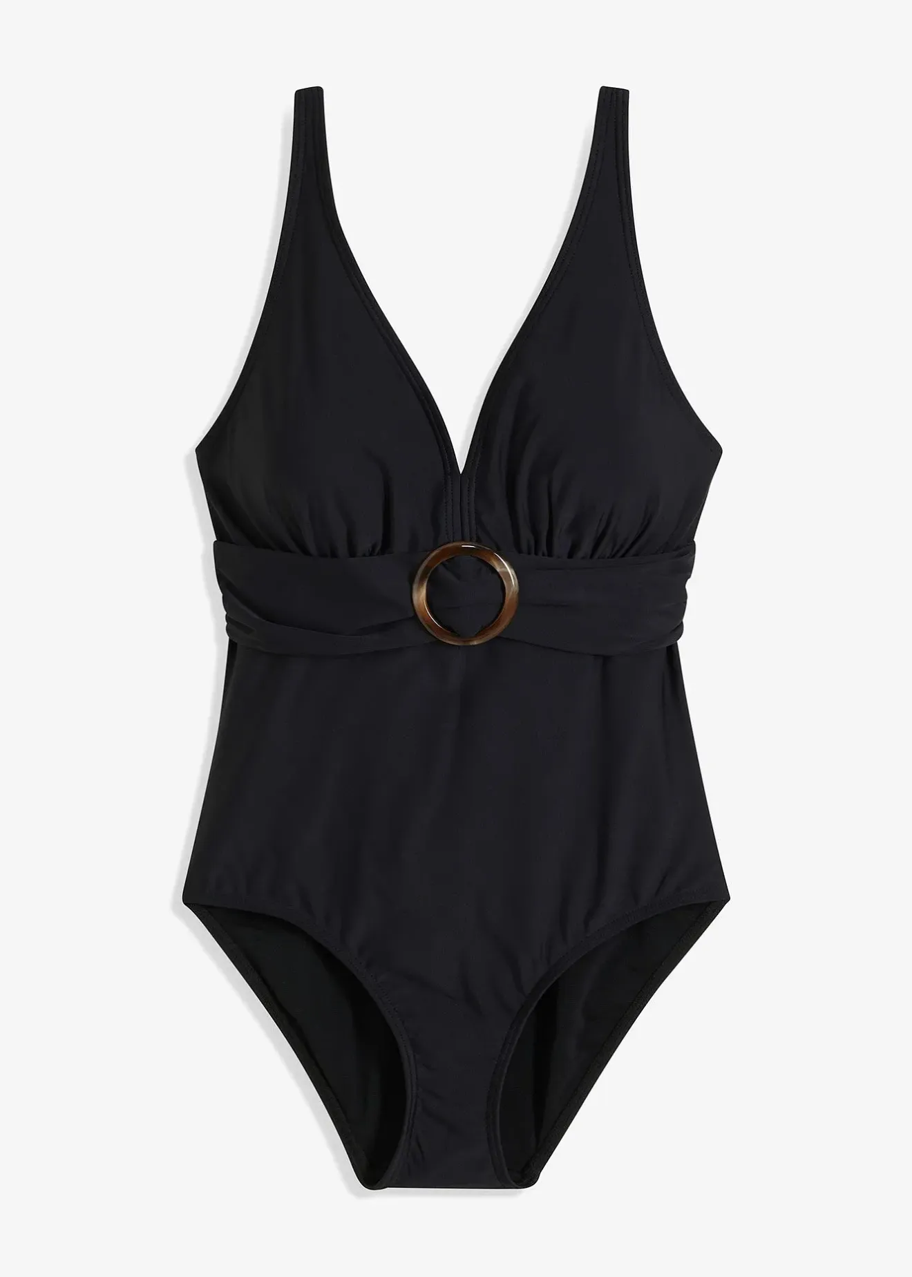 bonprix Maillot 1 pièce sculptant, maintien léger, encolure V|Femme Maillots De Bain Gainants|Maillots 1 Pièce