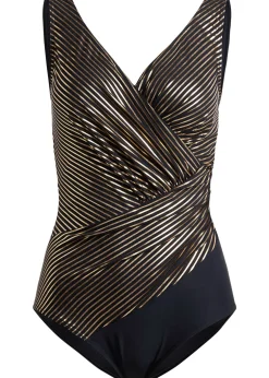 bonprix Maillot 1 pièce sculptant, maintien modéré|Femme Maillots De Bain Gainants|Maillots 1 Pièce