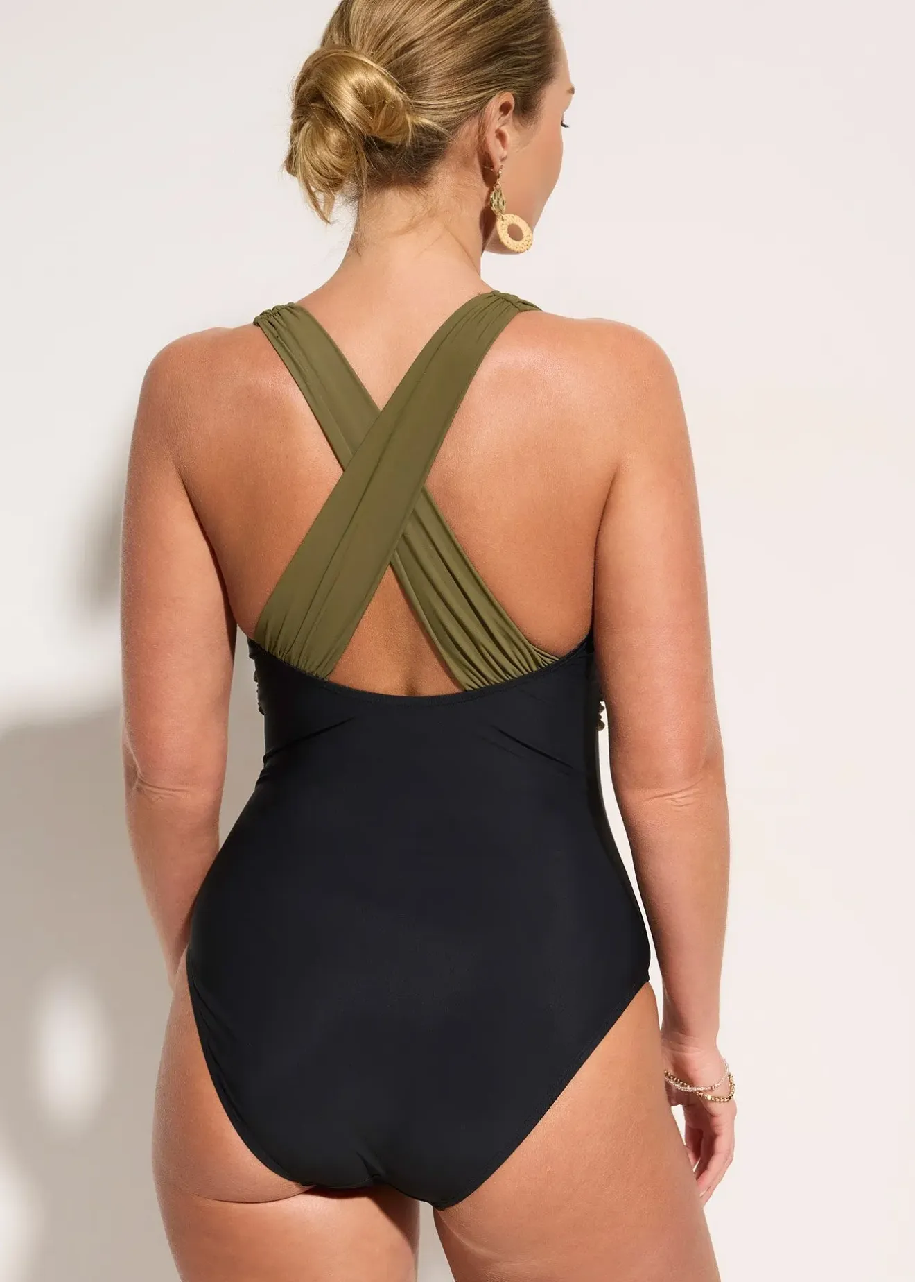 Femme bonprix Maillots De Bain Gainants|Maillots 1 Pièce|Maillot 1 pièce sculptant, maintien léger, encolure V