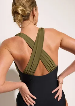 Femme bonprix Maillots De Bain Gainants|Maillots 1 Pièce|Maillot 1 pièce sculptant, maintien léger, encolure V