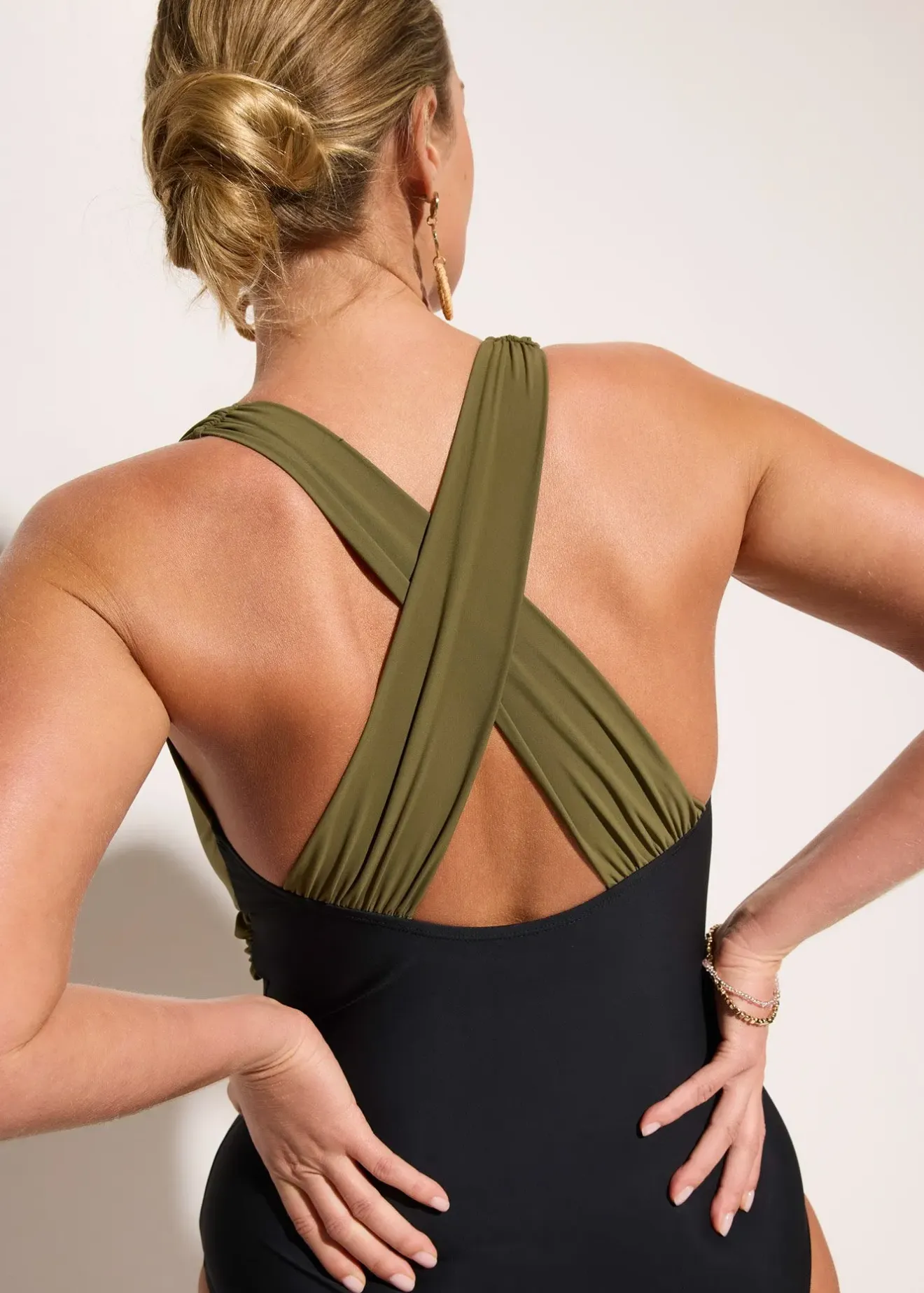 Femme bonprix Maillots De Bain Gainants|Maillots 1 Pièce|Maillot 1 pièce sculptant, maintien léger, encolure V