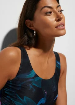 Femme bonprix Maillots De Bain Gainants|Maillots 1 Pièce|Maillot 1 pièce sculptant, maintien léger, avec fronces