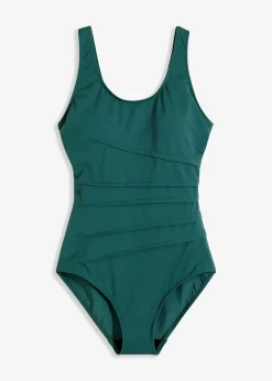 Femme bonprix Maillots De Bain Gainants|Maillots 1 Pièce|Maillot 1 pièce sculptant, maintien léger, avec plis décoratifs