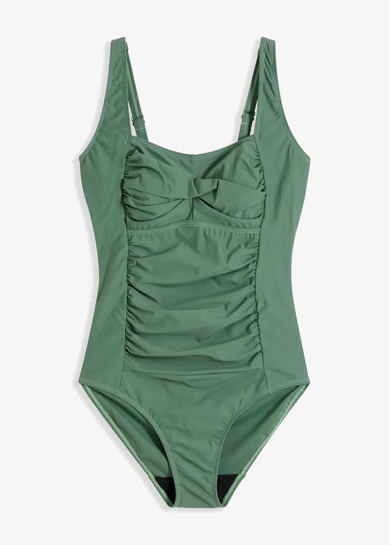 bonprix Maillot 1 pièce sculptant style croisé, maintien modéré|Femme Maillots De Bain Gainants|Maillots 1 Pièce