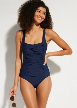 Femme bonprix Maillots De Bain Gainants|Maillots 1 Pièce|Maillot 1 pièce sculptant style croisé, maintien modéré