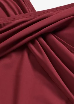 bonprix Maillot 1 pièce sculptant style croisé, maintien léger|Femme Maillots De Bain Gainants|Maillots 1 Pièce