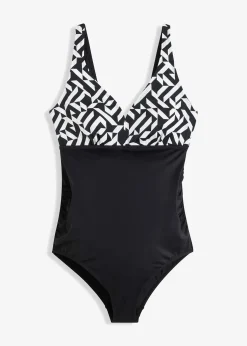 bonprix Maillot de grossesse à encolure en V|Femme Maillots De Bain Future Maman|Maillots 1 Pièce