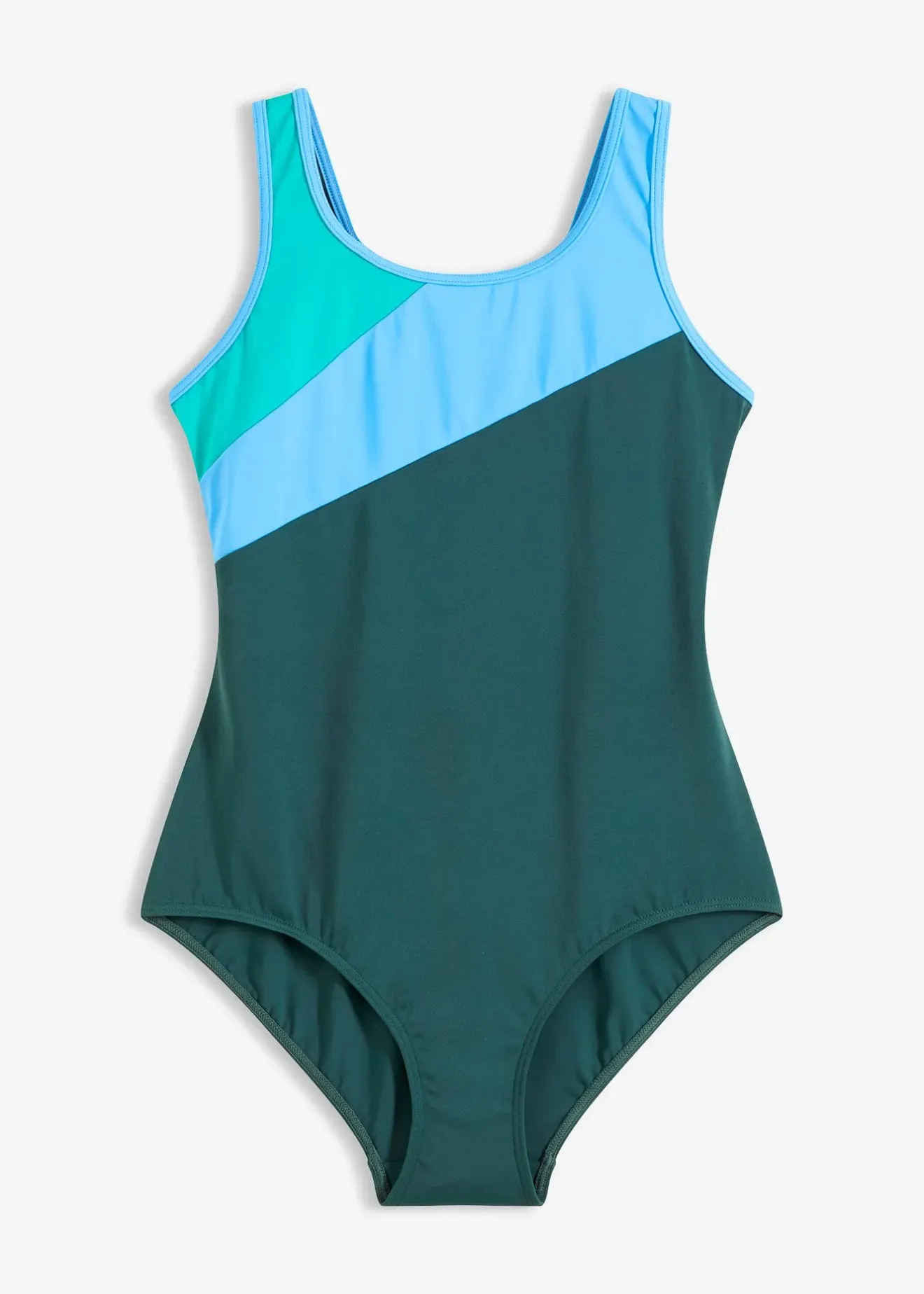 Femme bonprix Maillots De Bain Sport|Maillots 1 Pièce|Maillot de natation séchage rapide avec empiècements contrastants