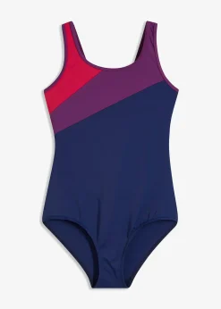 Femme bonprix Maillots De Bain Sport|Maillots 1 Pièce|Maillot de natation séchage rapide avec empiècements contrastants