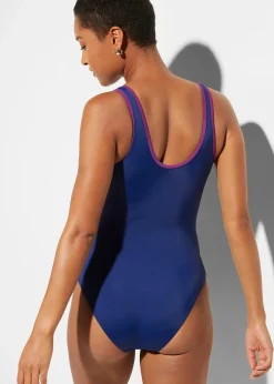 Femme bonprix Maillots De Bain Sport|Maillots 1 Pièce|Maillot de natation séchage rapide avec empiècements contrastants