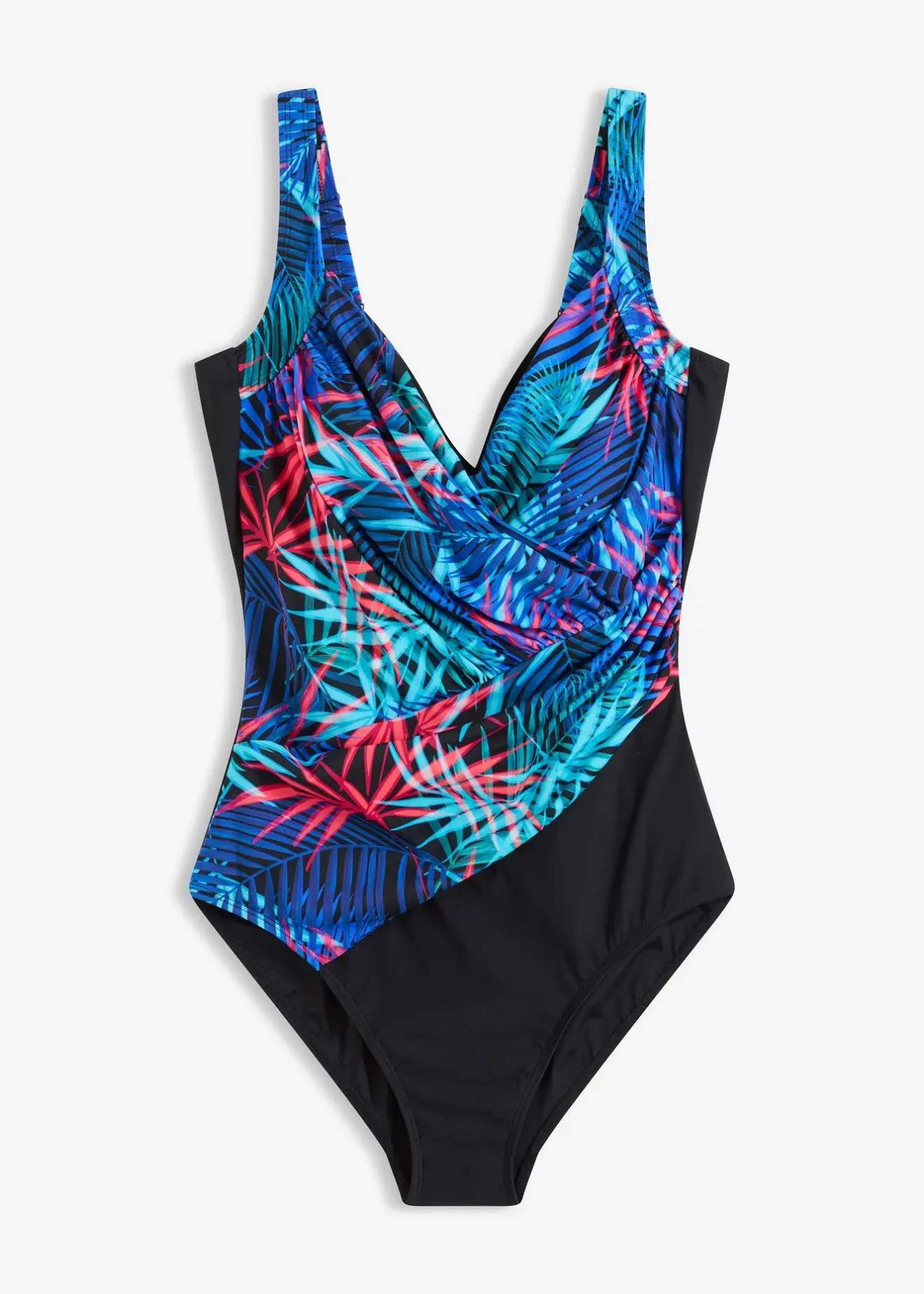 bonprix Maillot 1 pièce sculptant croisé, maintien léger|Femme Maillots De Bain Gainants|Maillots 1 Pièce