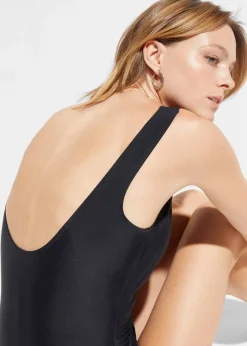 bonprix Maillot 1 pièce sculptant et croisé, maintien modéré|Femme Maillots De Bain Gainants|Maillots 1 Pièce