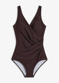 Femme bonprix Maillots De Bain Gainants|Maillots 1 Pièce|Maillot 1 pièce sculptant et croisé, maintien modéré