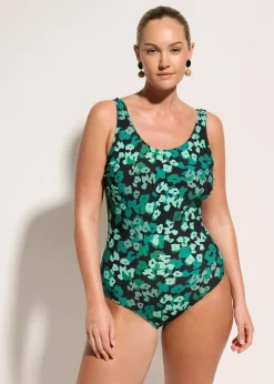 bonprix Maillot 1 pièce sculptant, maintien léger|Femme Maillots De Bain Gainants|Maillots 1 Pièce