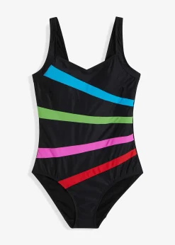 bonprix Maillot sculptant à empiècement, maintien modéré|Femme Maillots De Bain Sport|Maillots De Bain Gainants