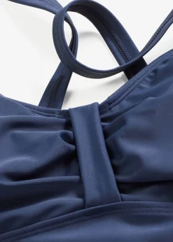 Femme bonprix Maillots De Bain Gainants|Maillots 1 Pièce|Maillot sculptant à fronces, maintien modéré