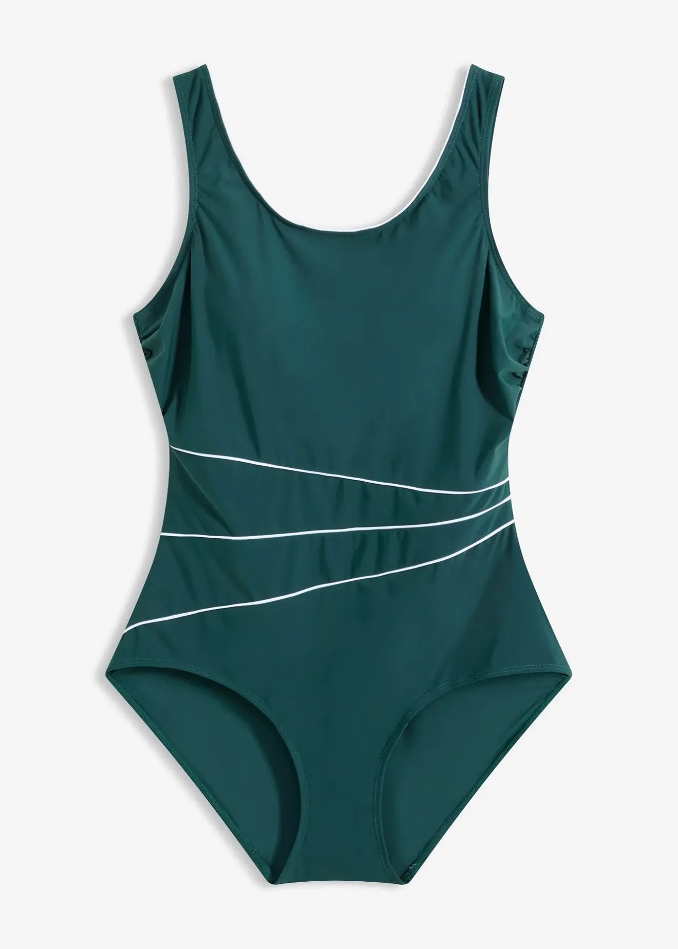 bonprix Maillot sculptant avec coutures décoratives, maintien léger|Femme Maillots De Bain Gainants|Maillots 1 Pièce