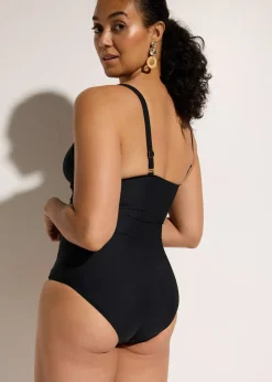 Femme bonprix Maillots De Bain Gainants|Maillots 1 Pièce|Maillot sculptant style croisé, maintien fort