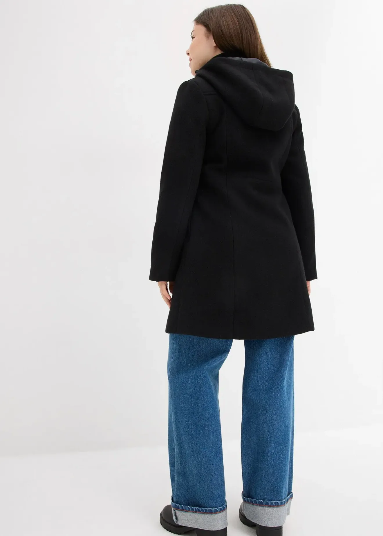 Enfant bonprix Vêtements Enfant|Filles 9-16 Ans·Vestes Outdoor|Manteau à capuche et pinces, forme trapèze