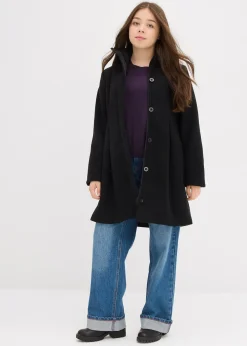 Enfant bonprix Vêtements Enfant|Filles 9-16 Ans·Vestes Outdoor|Manteau à capuche et pinces, forme trapèze