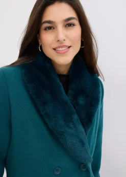 Femme bonprix Vestes & Manteaux|Manteau à col amovible