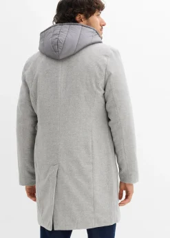 Homme bonprix Vestes|Manteau blazer 2en1 à capuche amovible