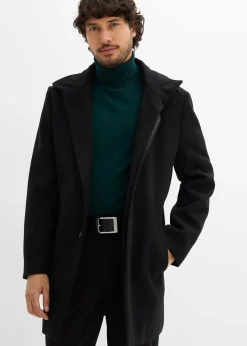 bonprix Manteau court aspect laine|Homme Vestes