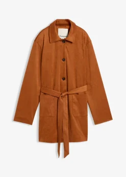 Femme bonprix Vestes & Manteaux|Manteau court avec ceinture