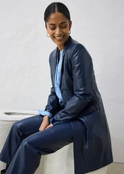 Femme bonprix Premium|Vestes & Manteaux|Manteau court en cuir nappa d’agneau