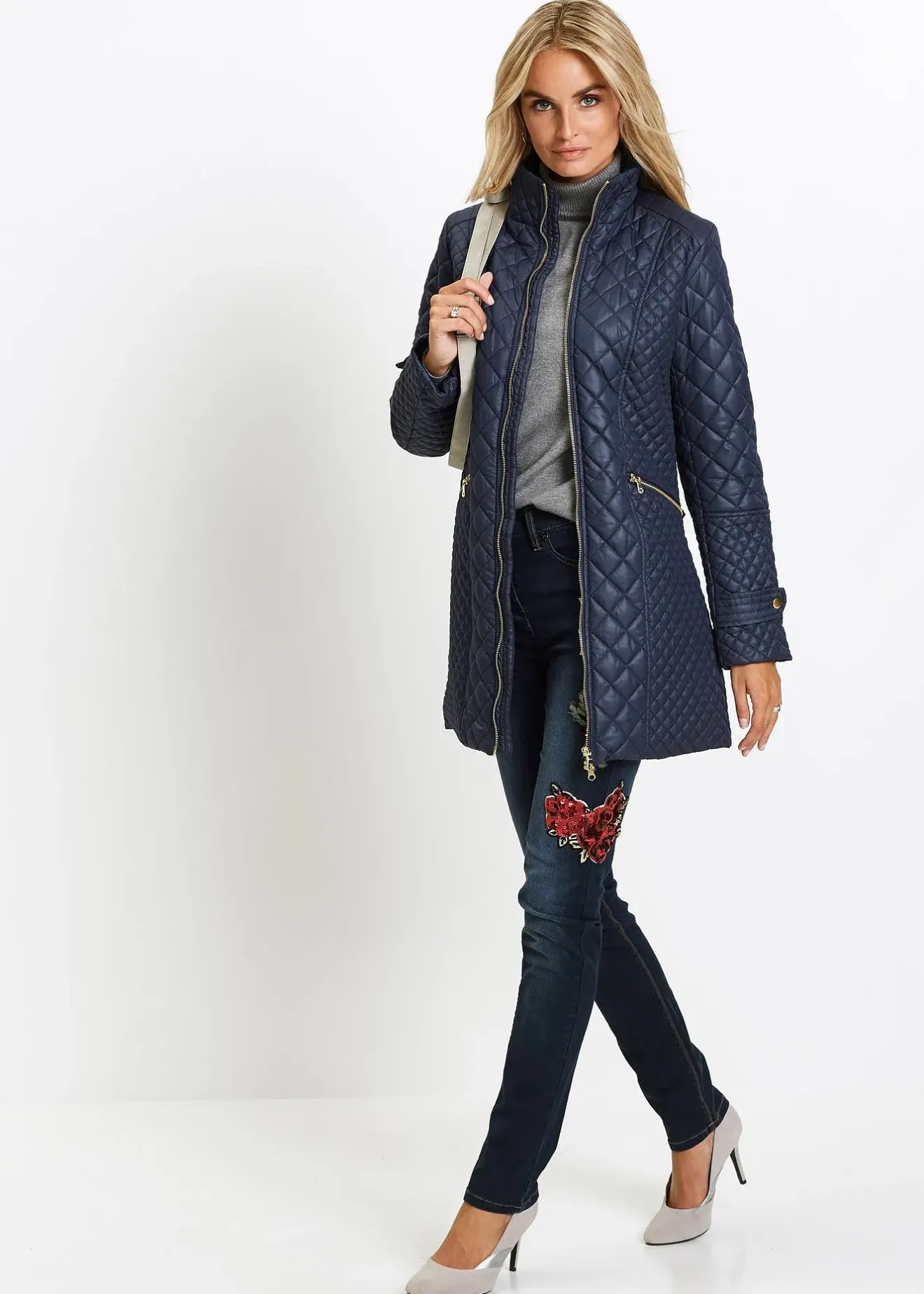 Femme bonprix Vestes & Manteaux|Manteau court matelassé