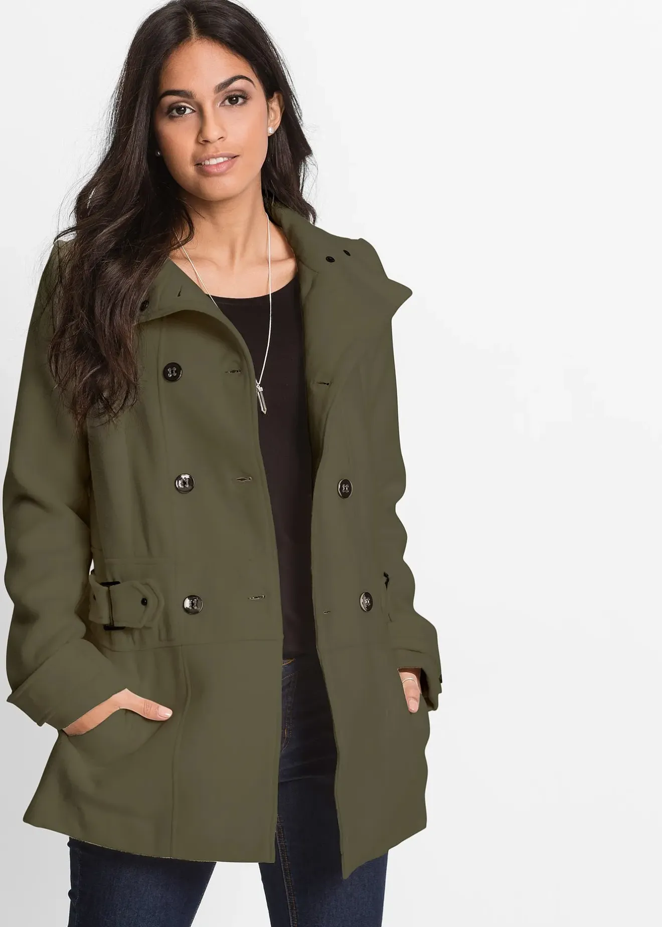 Femme bonprix Tailles Petite|Vestes & Manteaux|Manteau court, petite stature