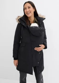 bonprix Manteau de grossesse 3-en-1 coupe-vent et imperméable avec fonction portage|Femme Femme Enceinte