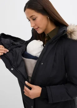 bonprix Manteau de grossesse 3-en-1 coupe-vent et imperméable avec fonction portage|Femme Femme Enceinte