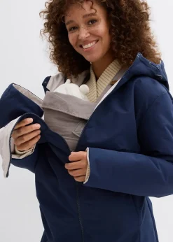 bonprix Manteau de grossesse 6-en-1 réversible et déperlant avec fonction portage|Femme Femme Enceinte