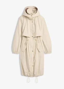 Femme bonprix Vestes & Manteaux|Manteau de mi-saison à capuche amovible