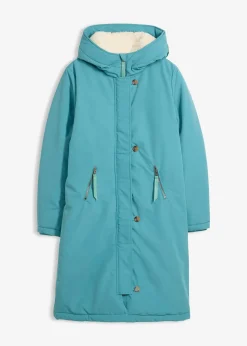 bonprix Manteau d’hiver avec doublure capuche en polaire peluche|Femme Vestes & Manteaux