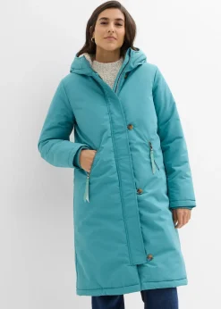 bonprix Manteau d’hiver avec doublure capuche en polaire peluche|Femme Vestes & Manteaux