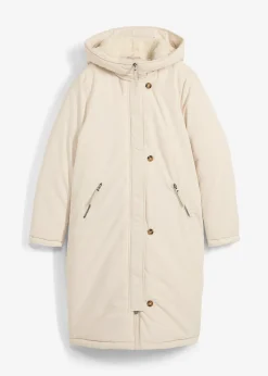 Femme bonprix Vestes & Manteaux|Manteau d’hiver avec doublure capuche en polaire peluche