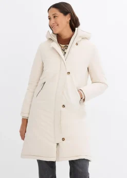 Femme bonprix Vestes & Manteaux|Manteau d’hiver avec doublure capuche en polaire peluche