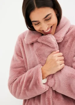 Femme bonprix Vestes & Manteaux|Manteau en fausse fourrure