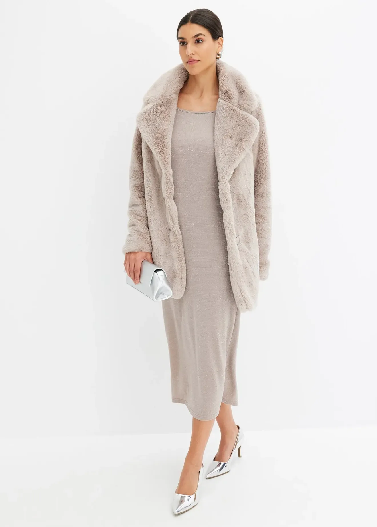 Femme bonprix Vestes & Manteaux|Manteau en peluche