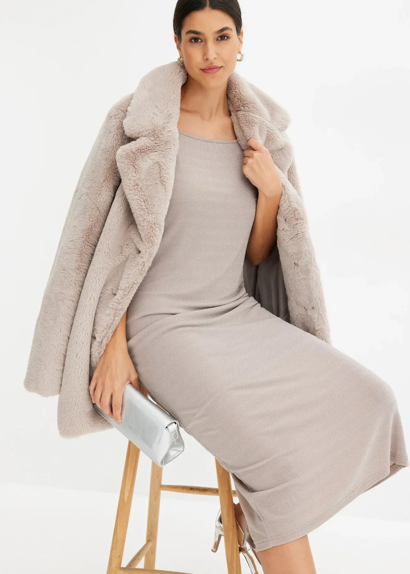 Femme bonprix Vestes & Manteaux|Manteau en peluche