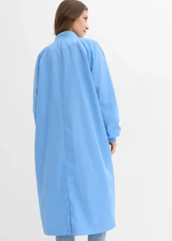 bonprix Manteau léger avec col en bord-côtes|Femme Vestes & Manteaux