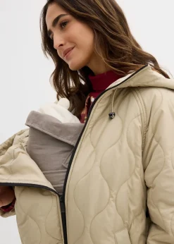 bonprix Manteau matelassé de grossesse et de portage 3-en-1, moyennement chaud|Femme Femme Enceinte
